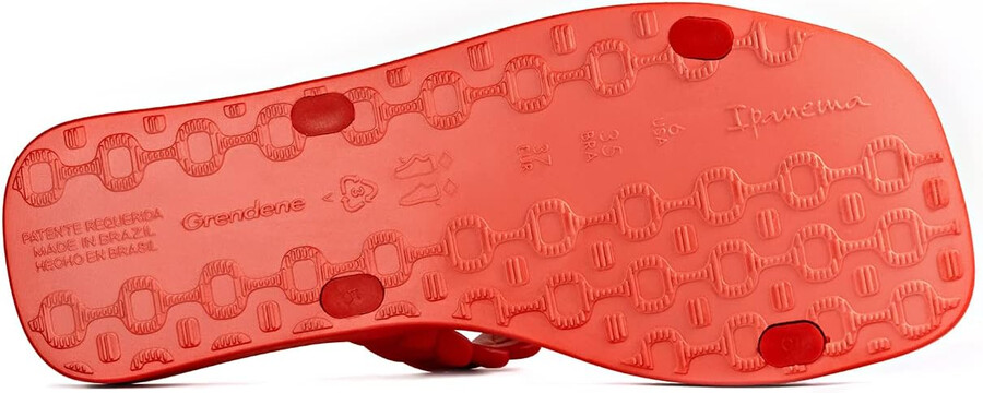 ipanema fever slides für damen – bequeme und trendige slip-on-sandalen flip-flops für damen mit geflochtenen doppelriemen rot größe 7 slides