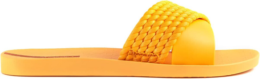 ipanema damen street ii slides – bequeme und trendige slip-on-sandalen flip-flops für damen mit breitem minimalistischem gekreuztem obermaterial orangeorange größe 6 flip-flops