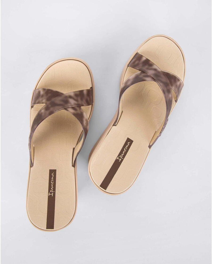 ipanema high fashion damen-plateausandalen – bequeme slip-on-plateausandalen für damen elegante sommer-heels keilsandalen sommer-kleidersandalen damen-plateausandalen beigetransparent größe 6 pantoletten