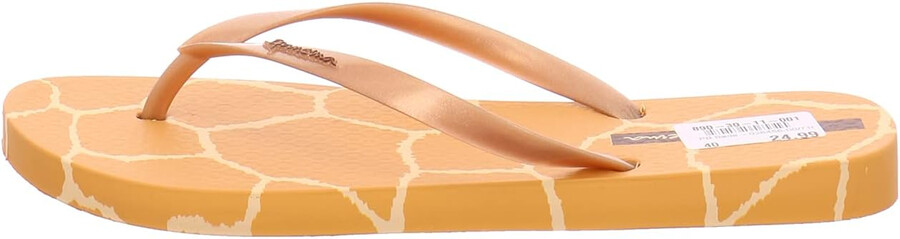 ipanema damen-flip-flops „love safari fem braun-kupfer größe 7 uk flip-flops