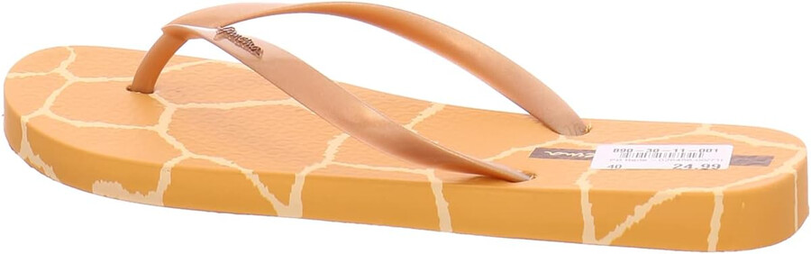 ipanema damen-flip-flops „love safari fem braun-kupfer größe 7 uk flip-flops