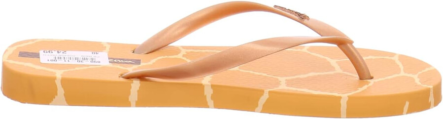 ipanema damen-flip-flops „love safari fem braun-kupfer größe 7 uk flip-flops
