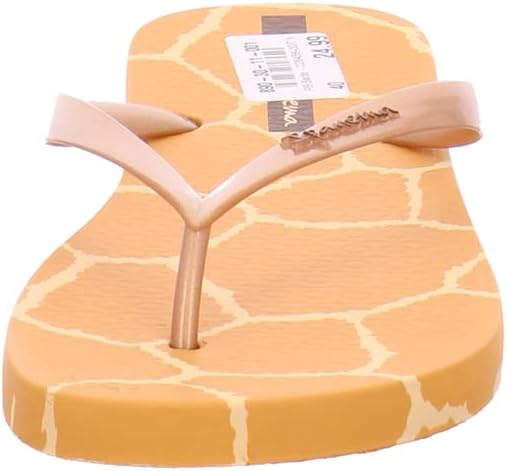 ipanema damen-flip-flops „love safari fem braun-kupfer größe 7 uk flip-flops