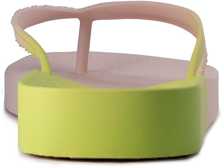 ipanema damen-zehentrenner bossa soft chic – bequeme und farbenfrohe slip-on-sandalen mit doppeltem y-riemen und mehrfarbigem design rosagrün größe 89 zehentrenner